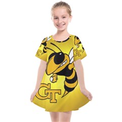 Georgia Institute Of Technology Ga Tech Kids  Smock Dress by Ket1n9