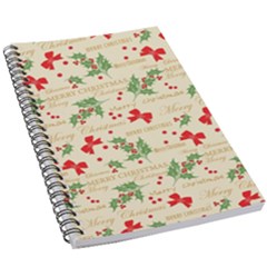 Christmas-paper-scrapbooking-- 5 5  X 8 5  Notebook by Grandong