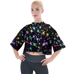 Christmas-star-gloss-lights-light Mock Neck T-shirt by Grandong