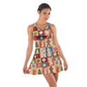 Cute Christmas Seamless Pattern Vector  - Cotton Racerback Dress View1