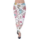 Set-kawaii-doodles -- Velvet Leggings View1