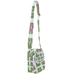 Kawaii-frog-rainy-season-japanese Shoulder Strap Belt Bag by Grandong