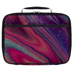 Stars Shimmering Galaxy Ocean Full Print Lunch Bag by Ravend