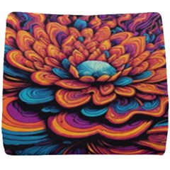 Flowers Painting Seat Cushion by Ravend