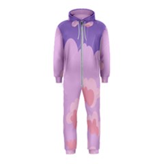 Sky Nature Sunset Clouds Space Fantasy Sunrise Hooded Jumpsuit (kids) by Vaneshop