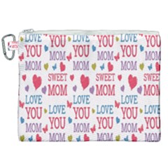 Love Mom Happy Mothers Day I Love Mom Graphic Canvas Cosmetic Bag (xxl) by Vaneshop