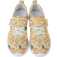 Love Mom Happy Mothers Day I Love Mom Graphic Pattern Men s Velcro Strap Shoes by Vaneshop