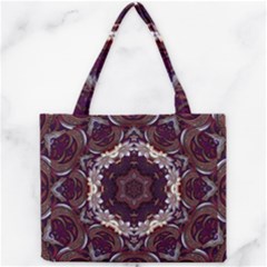 Rosette Kaleidoscope Mosaic Abstract Background Mini Tote Bag by Vaneshop