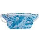 Blue Ocean Wave Texture Waist Bag  View1