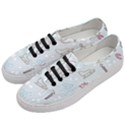 Winter Pattern Background Element Women s Classic Low Top Sneakers View2