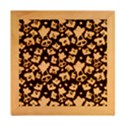 Christmas Wrapping Paper Wood Photo Frame Cube View2