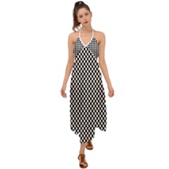 Dance Floor Halter Tie Back Dress  by Amaryn4rt