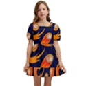 Space Patterns Pattern Kids  Short Sleeve Dolly Dress View1