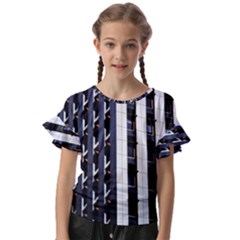 Architecture-building-pattern Kids  Cut Out Flutter Sleeves by Amaryn4rt