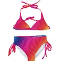 Rainbow Colors Kids  Classic Bikini Set View1