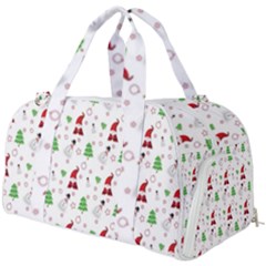 Santa Claus Snowman Christmas Xmas Burner Gym Duffel Bag by Amaryn4rt