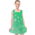 Snowflakes-winter-christmas-overlay Kids  Cross Back Dress View1