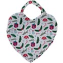 Christmas-background Giant Heart Shaped Tote View1