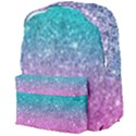 Pink And Turquoise Glitter Giant Full Print Backpack View4