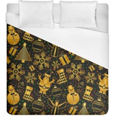 Christmas Background Duvet Cover (king Size) by Pakjumat