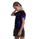 Abstract Beam Blast Kids  Frill Chiffon Blouse View2