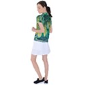 Nature Trees Forest Mystical Forest Jungle Women s Polo T-Shirt View2