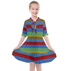 Pattern Background Kids  All Frills Chiffon Dress by Amaryn4rt