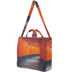 Architecture Art Bright Color Square Shoulder Tote Bag by Amaryn4rt