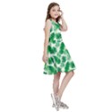 Tropical Leaf Pattern Kids  Skater Dress View3