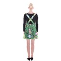 Ostrich Jungle Monkey Plants Suspender Skater Skirt View2