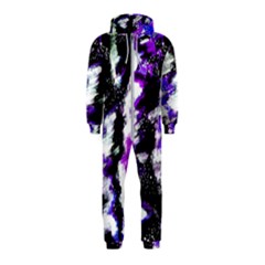 Abstract Canvas Acrylic Digital Design Hooded Jumpsuit (kids) by Amaryn4rt