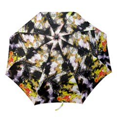 Canvas Acrylic Digital Design Art Folding Umbrellas by Amaryn4rt