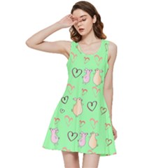 Pig Heart Digital Inside Out Racerback Dress by Ravend