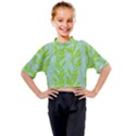 Background Leaves Branch Seamless Kids Mock Neck T-Shirt View1