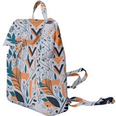 Flower Design Nature Buckle Everyday Backpack by Ravend