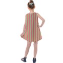 Pattern Background Red White Green Kids  Summer Dress View2