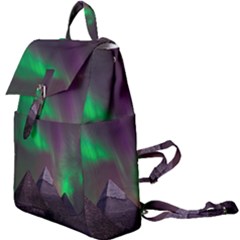 Fantasy Pyramid Mystic Space Aurora Buckle Everyday Backpack by Grandong