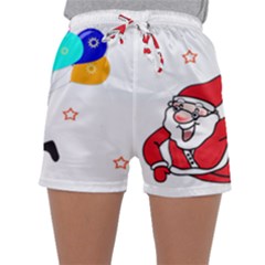 Nicholas Santa Claus Balloons Stars Sleepwear Shorts by Ndabl3x