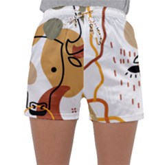 Abstract Bull Art Design Sleepwear Shorts by Ndabl3x