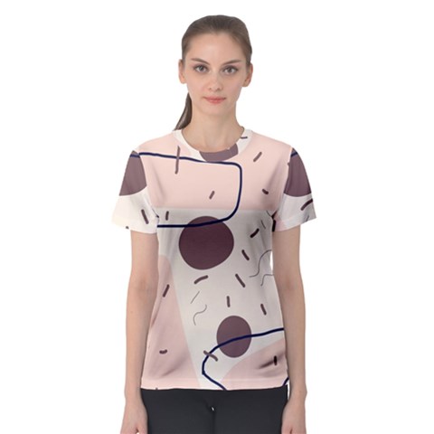 Sky Clouds Stars Starry Cloudy Women s Sport Mesh T-shirt by Grandong