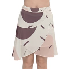 Computer Network Technology Tech Digital Chiffon Wrap Front Skirt by Grandong