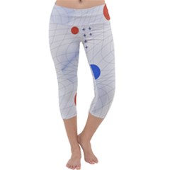 Computer Network Technology Digital Capri Yoga Leggings by Grandong