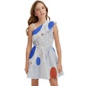 Computer Network Technology Digital Kids  One Shoulder Party Dress View1