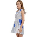 Computer Network Technology Digital Kids  One Shoulder Party Dress View3