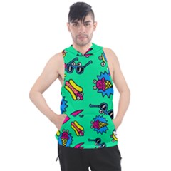 Pattern Adweek Summer Men s Sleeveless Hoodie by Ndabl3x