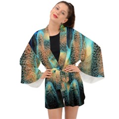 Photo Coral Great Scleractinia Long Sleeve Kimono by Pakjumat