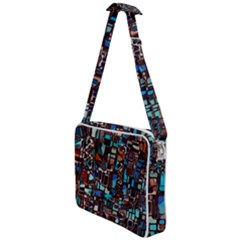 Stained Glass Mosaic Abstract Cross Body Office Bag by Sarkoni