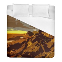 Scotland Monti Mountains Mountain Duvet Cover (full/ Double Size) by Sarkoni