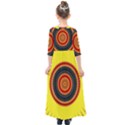 Art Decoration Wallpaper Bright Kids  Quarter Sleeve Maxi Dress View2