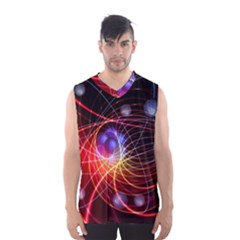 Physics Quantum Physics Particles Men s Basketball Tank Top by Sarkoni